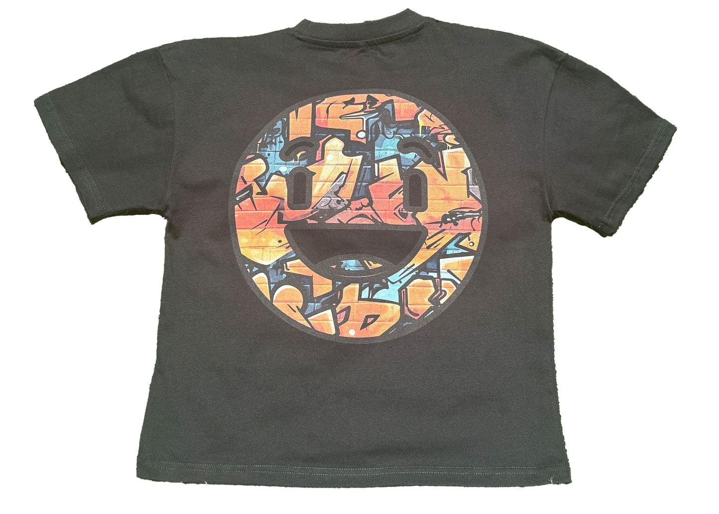 Kids oversized happy face T-Shirt