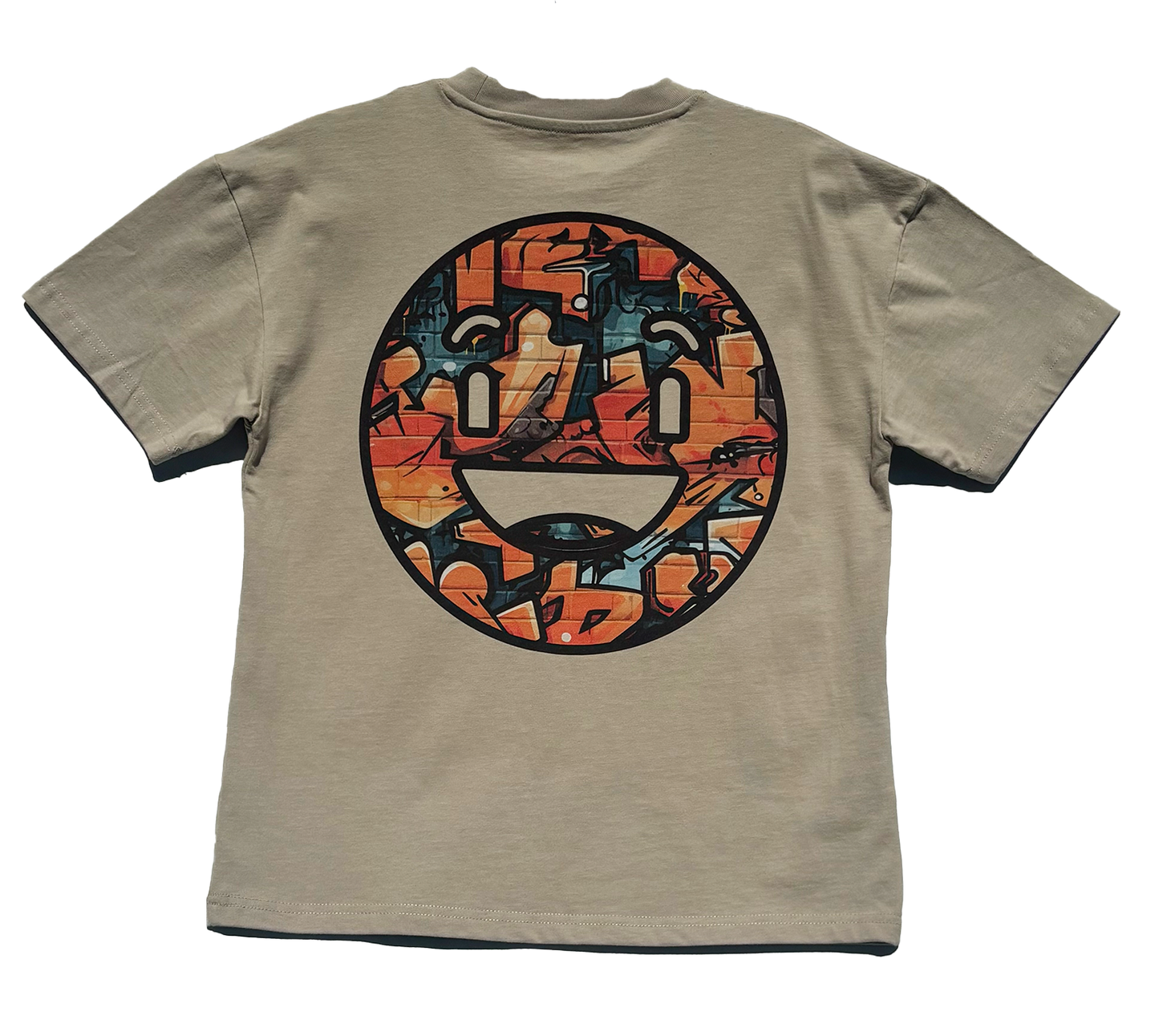 Kids oversized happy face T-Shirt