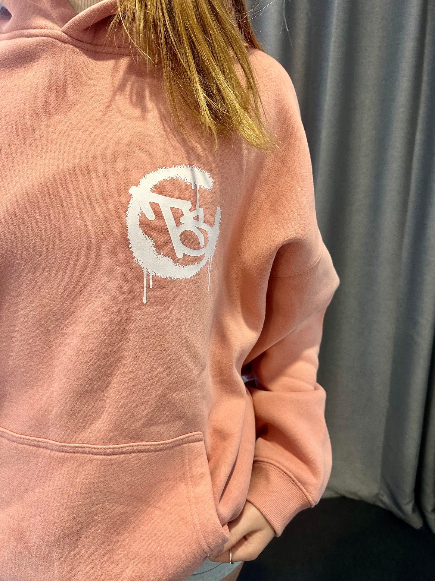 Oversized fleece hoodie