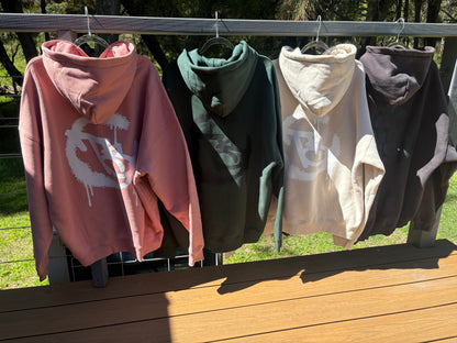 Oversized fleece hoodie