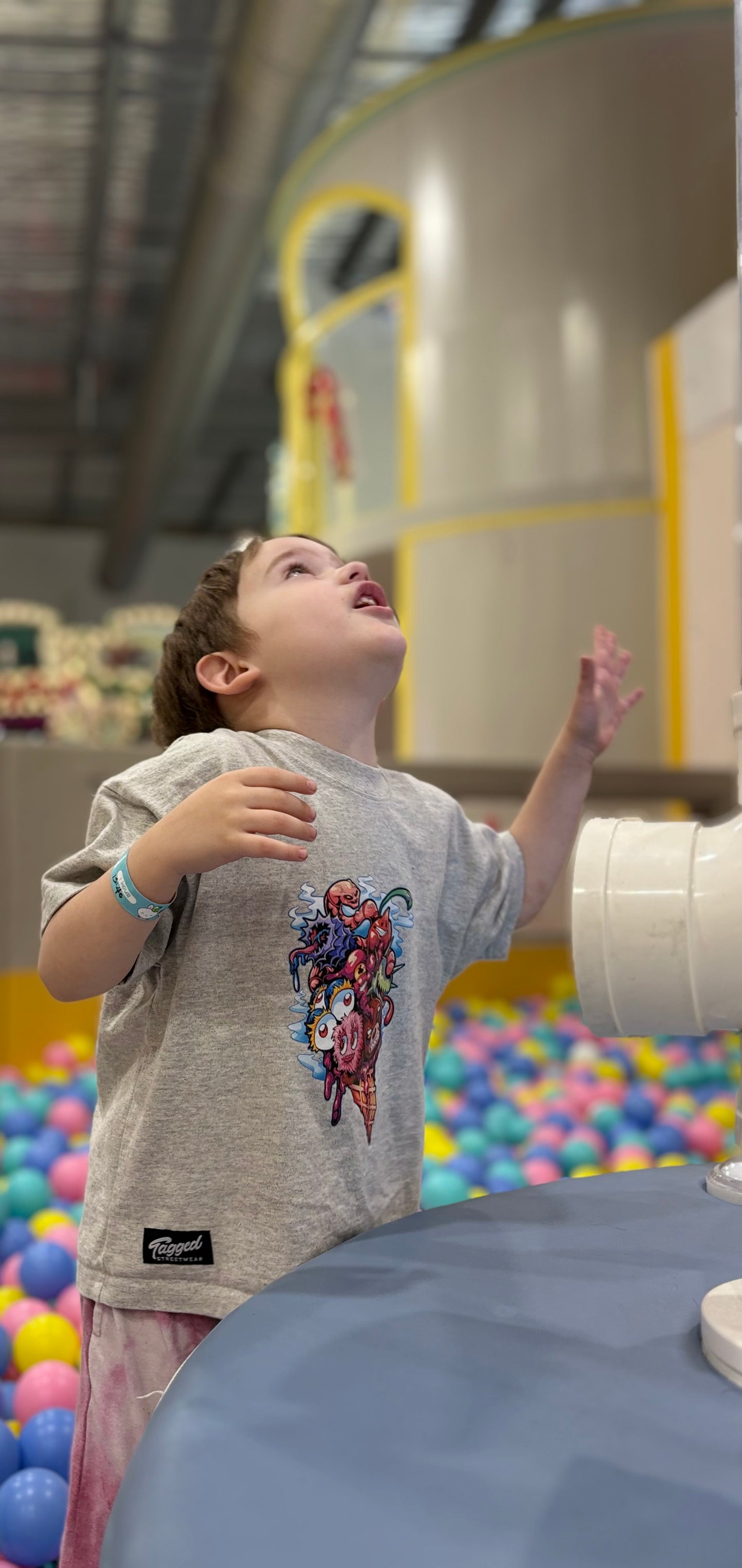 Kids Monster ice-cream Graphic Tee